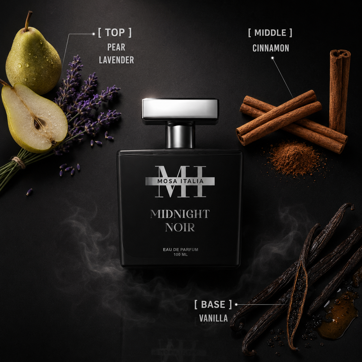 Midnight noir man perfume 100 ml